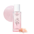 Growus lightweight hair oil, 65ml pink glass bottle