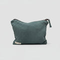 Cosmetic Pouch - Organic Waffle Cotton Zip Up Bag-1