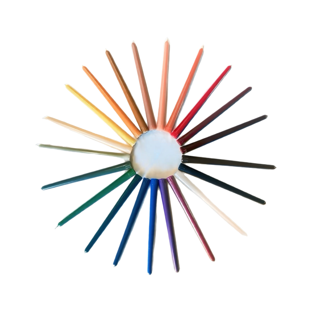 Coloured Beeswax Taper Candle | Singles-7